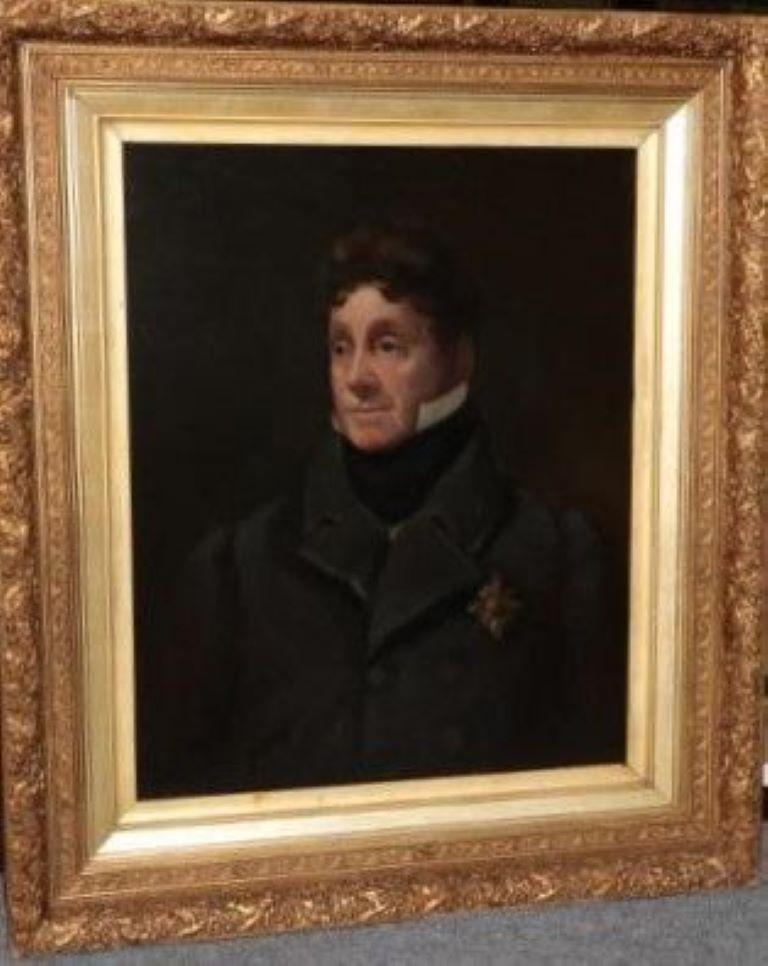 Henry Raeburn, (circle) 19th Century portrait of Sir Charles Forbes Edinglassie - Black Portrait Painting by Henry Raeburn (circle)