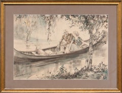 "Full Personality" Story Illustration, Saturday Evening Post, 1933