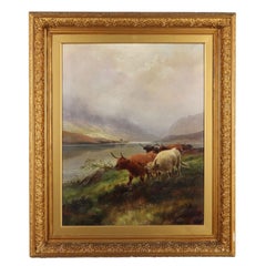 Highland Cattle Loch Venachar 19th century