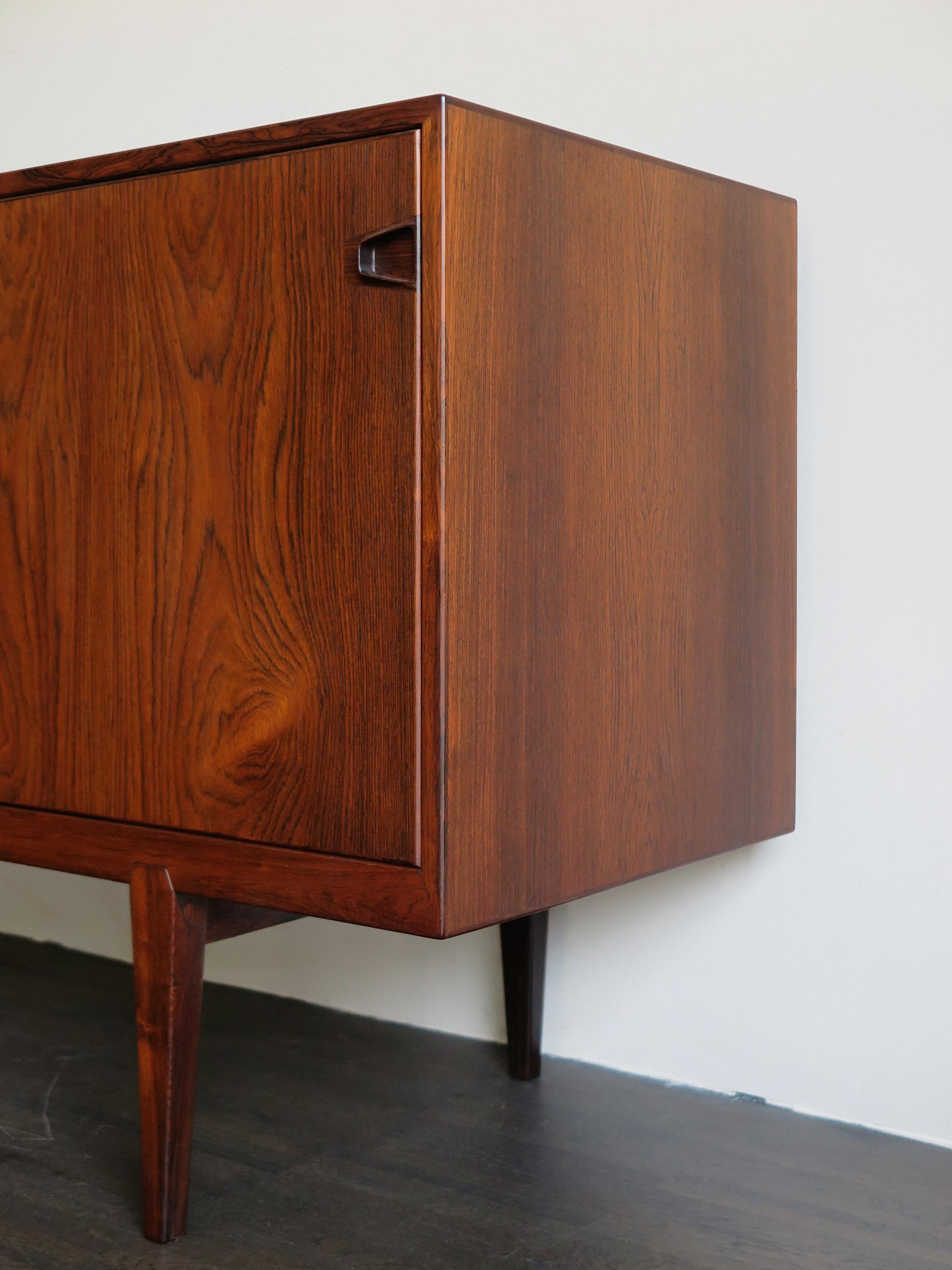 Henry Rosengreen Hansen Scandinavian Dark Wood Sideboard, 1950s 6