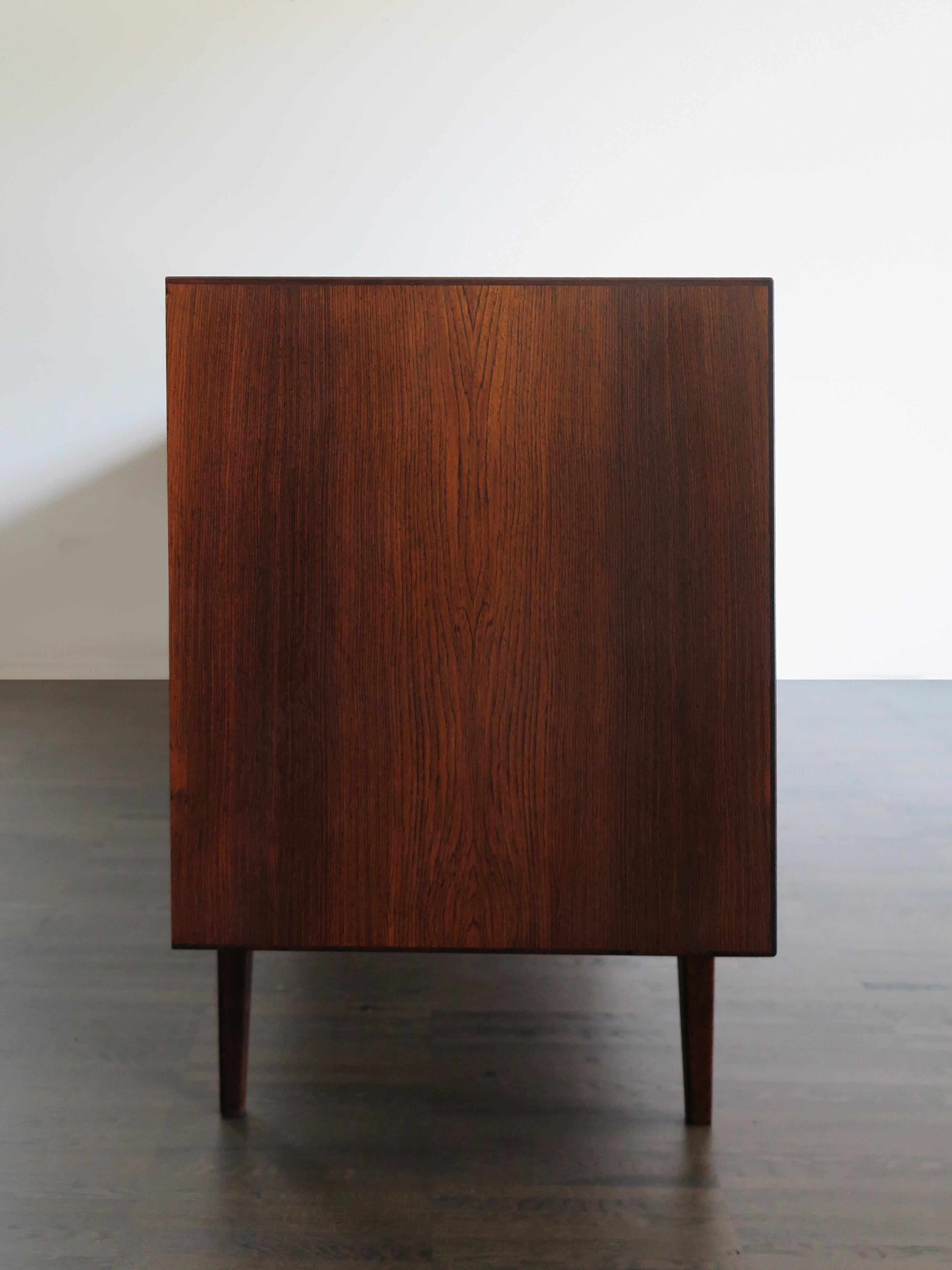 Henry Rosengreen Hansen Scandinavian Dark Wood Sideboard, 1950s 7