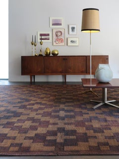 Henry Rosengreen Hansen Scandinavian Dark Wood Sideboard, 1950s