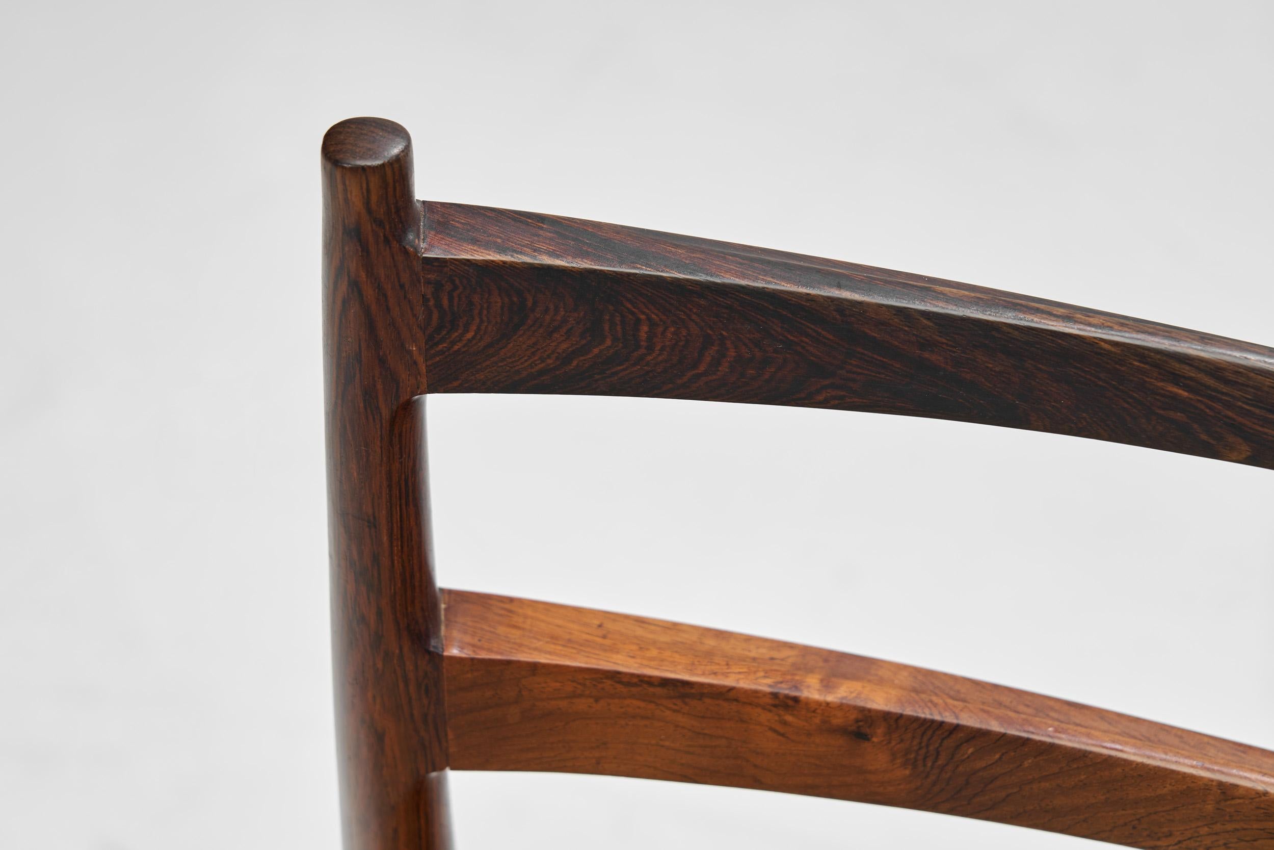 Henry Rosengren Hansen Dining Chairs for Roche Bobois, France Mid-20th Century For Sale 4