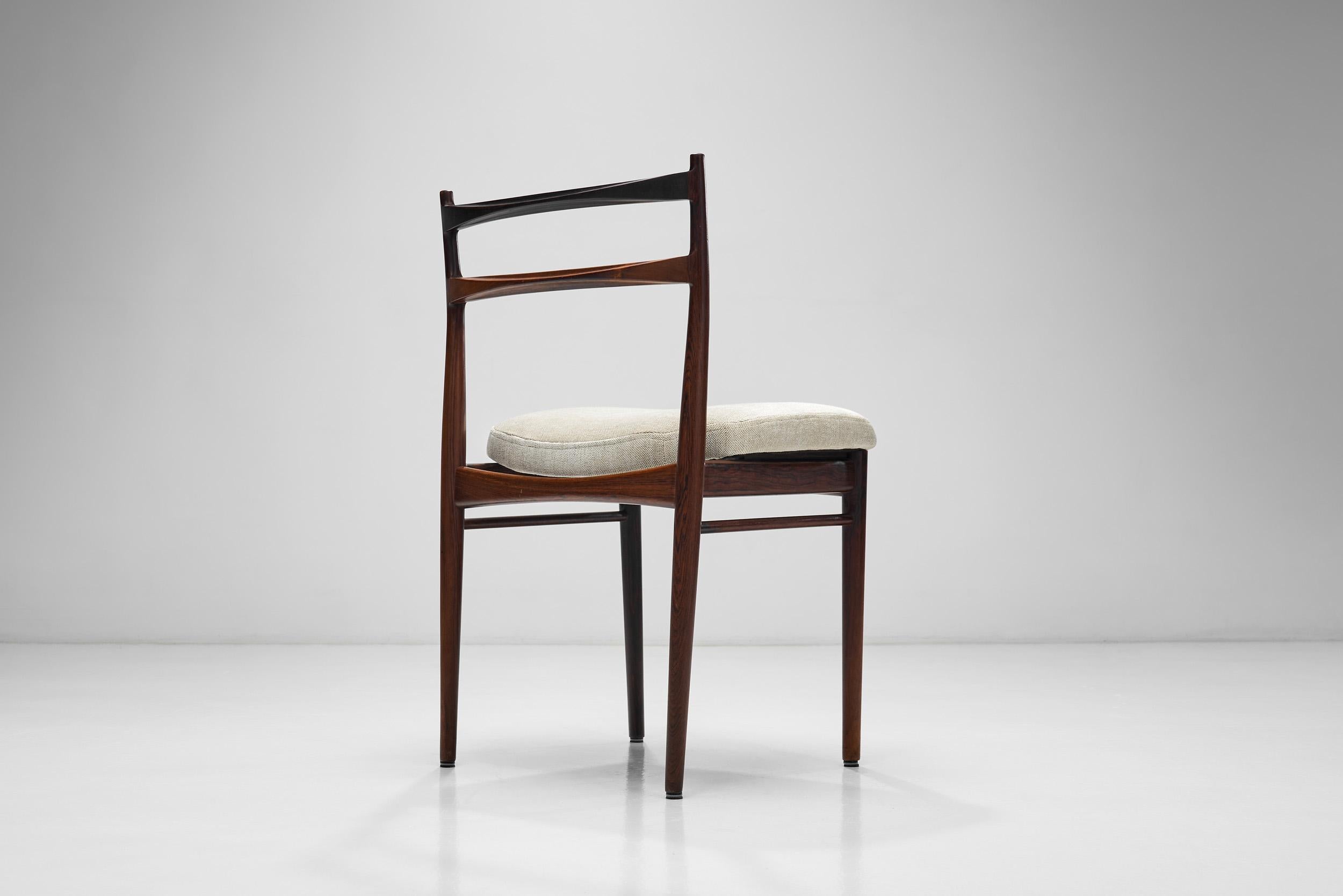 Henry Rosengren Hansen Dining Chairs for Roche Bobois, France Mid-20th Century For Sale 9