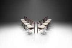 Sillas de comedor Henry Rosengren Hansen para Roche Bobois, Francia Mediados del siglo XX