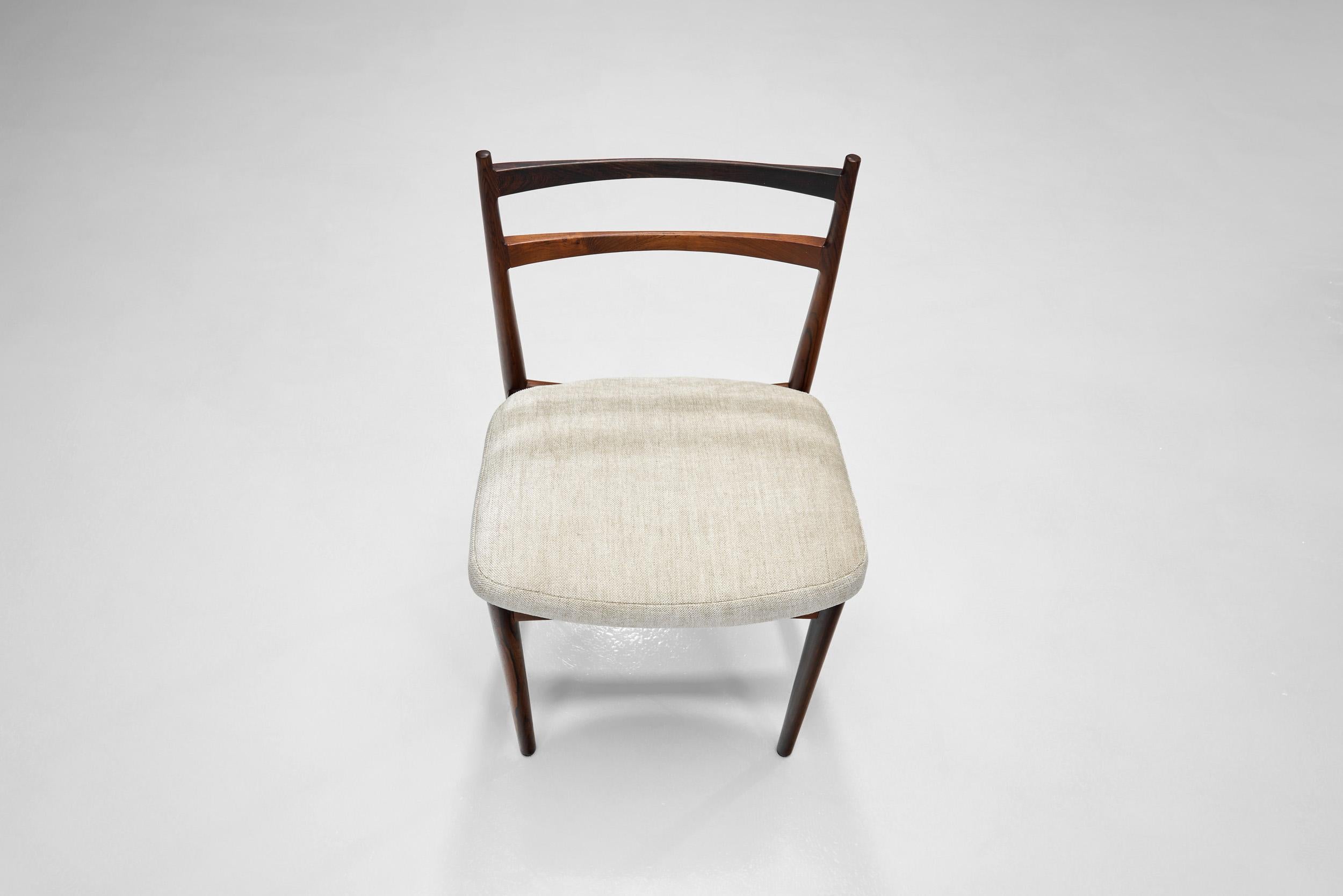 Henry Rosengren Hansen Dining Chairs for Roche Bobois, France Mid-20th Century In Good Condition For Sale In Utrecht, NL