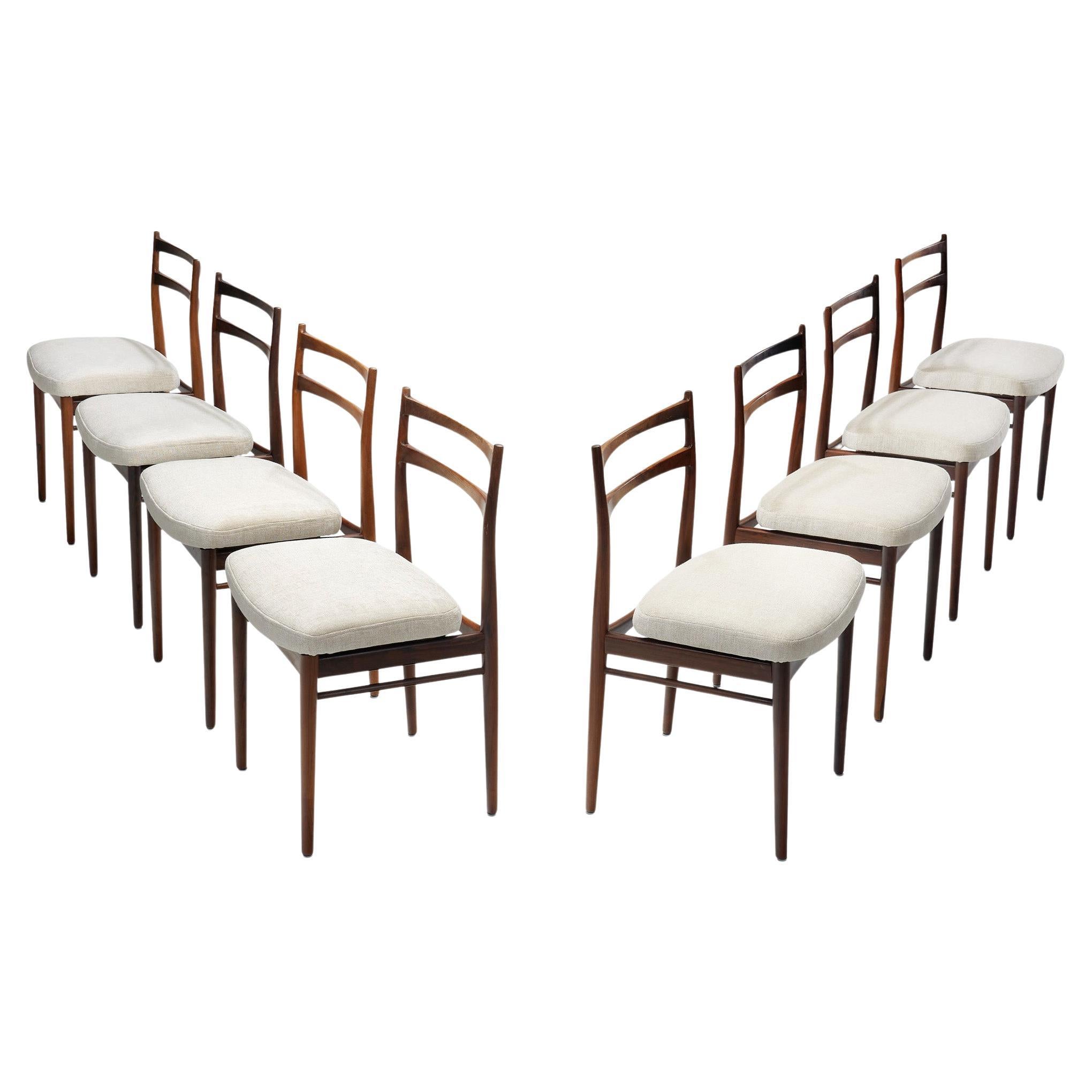 Henry Rosengren Hansen Dining Chairs for Roche Bobois, France Mid-20th Century