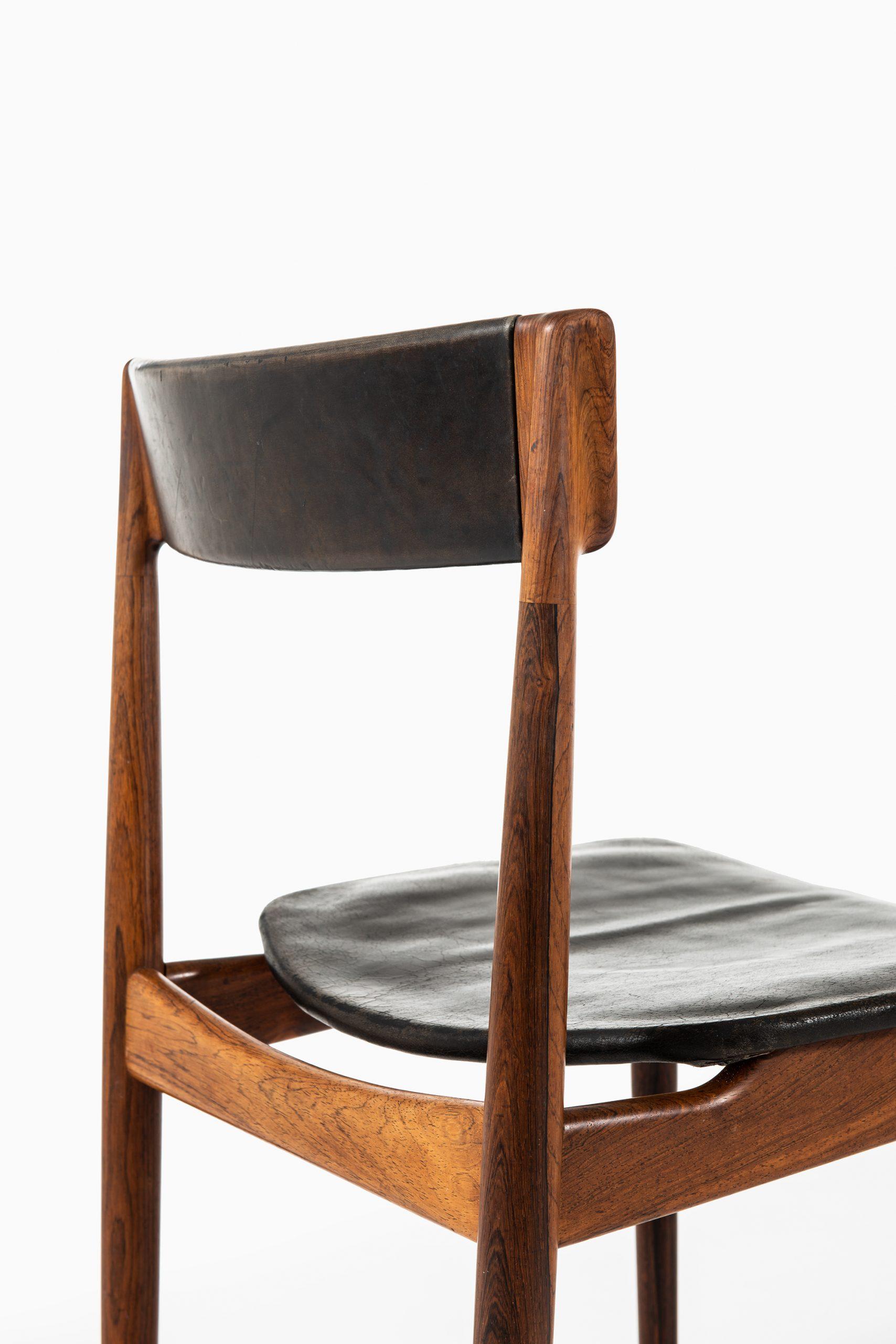 Chaises de salle à manger Henry Rosengren Hansen modèle 39 produites par Brande Mbelfabrik en vente 4