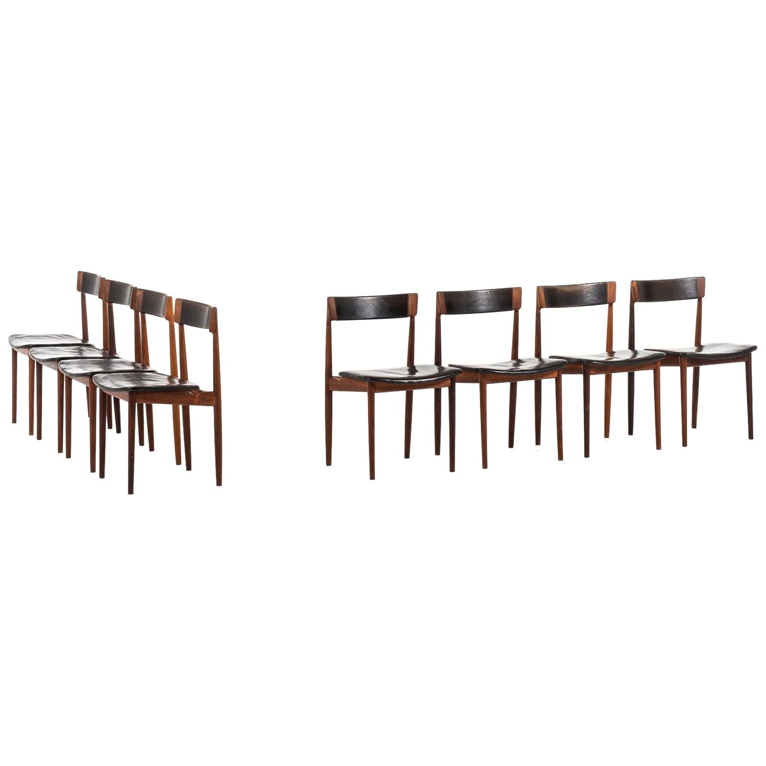 Henry Rosengren Hansen Dining Chairs Model 39 Produced by Brande Møbelfabrik For Sale