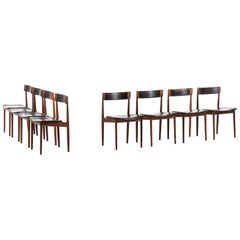 Used Henry Rosengren Hansen Dining Chairs Model 39 Produced by Brande Møbelfabrik