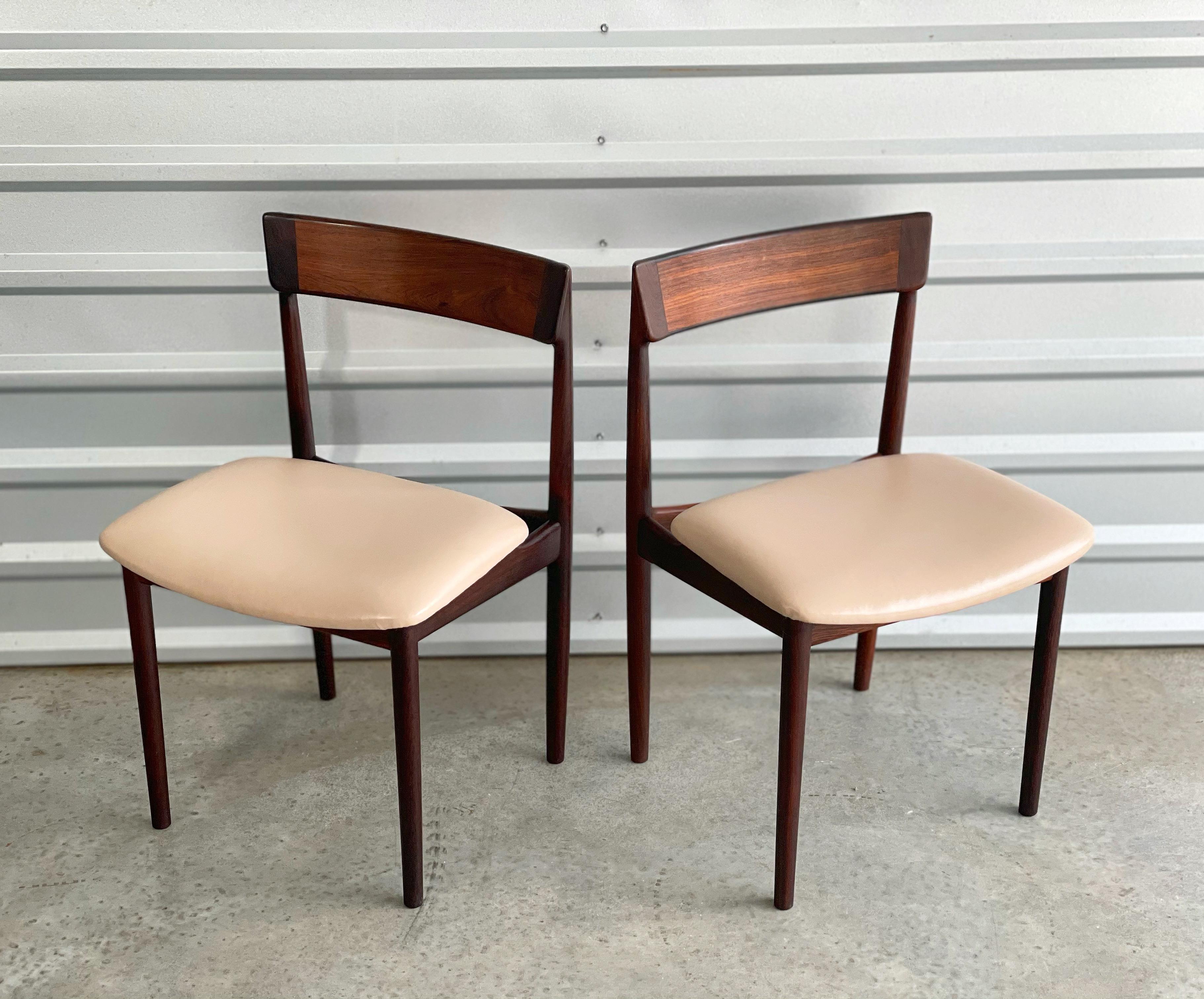 Mid-Century Modern Henry Rosengren Hansen for Brande Model 39 Dining Chair Illums Bolighus