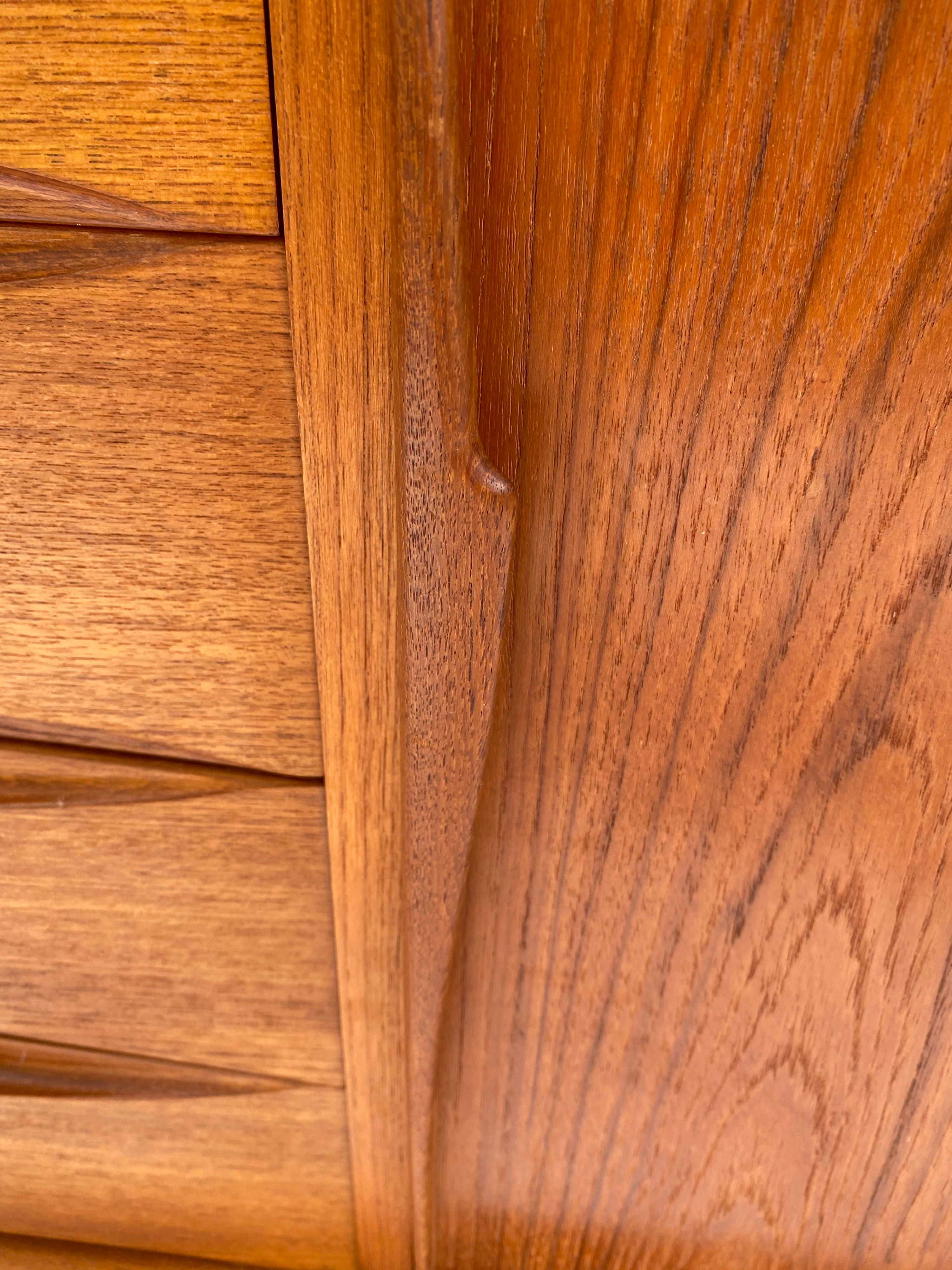 Henry Rosengren Hansen Teak Credenza for Skovby Mobelfabrik, Denmark 7