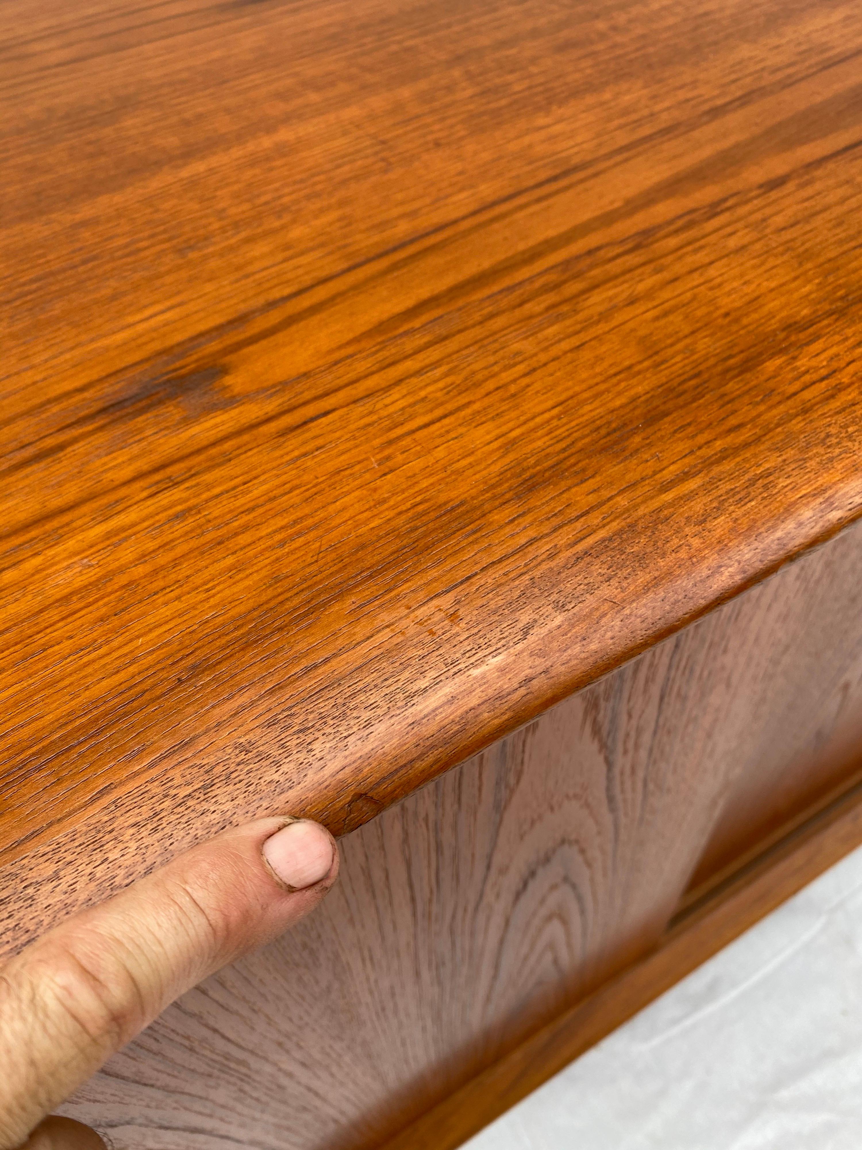 Henry Rosengren Hansen Teak Credenza for Skovby Mobelfabrik, Denmark 9