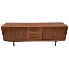 Henry Rosengren Hansen Teak Credenza for Skovby Mobelfabrik, Denmark