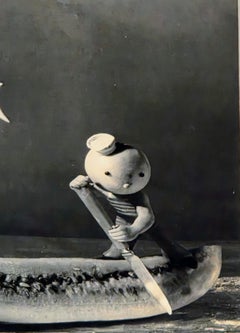 Henry Rox "Homeward on a New Boat" Serie XIII c. 1940 Stampa alla gelatina d'argento