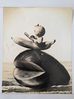 Henry Rox "Schön, dich kennenzulernen, sagte der Wassermelonenwal" ca. 1944 Silberdruck