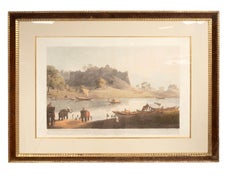 Henry Salt , Gravuren der Pagode in Ramisseran , Ruinen des Hafens