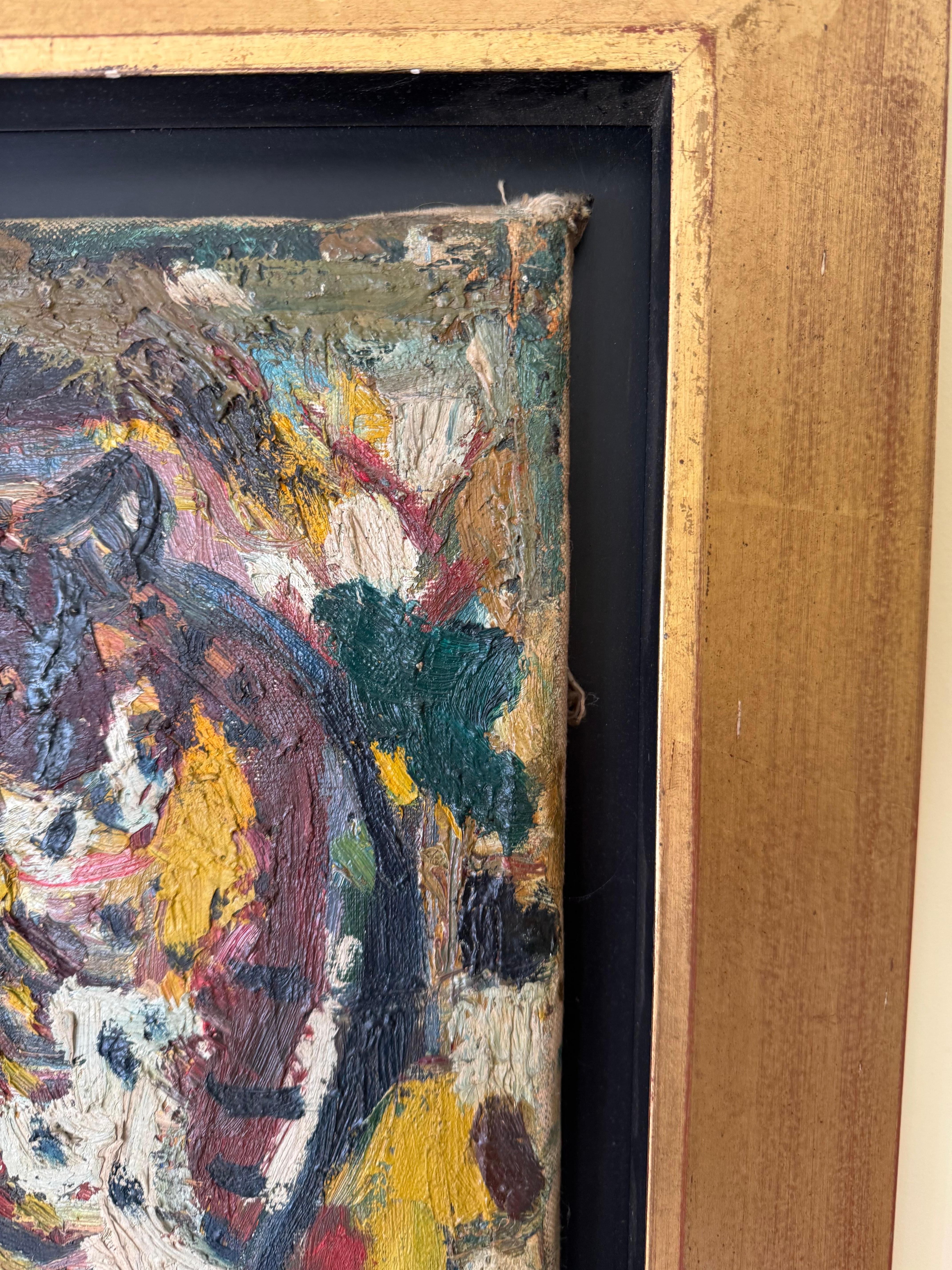 Hand-Painted Henry Sanders 1918-1982 For Sale