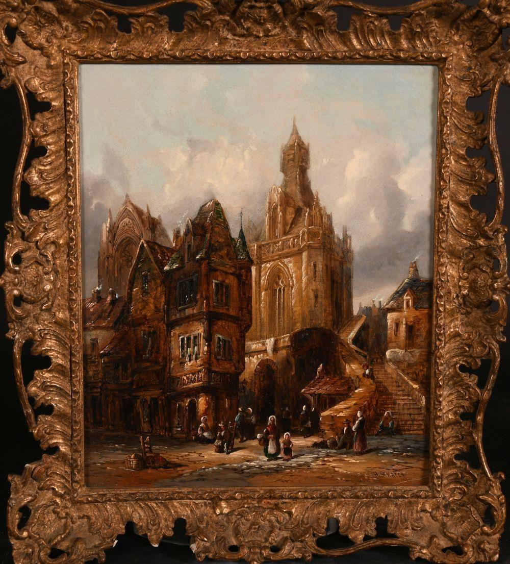 victorian city painting