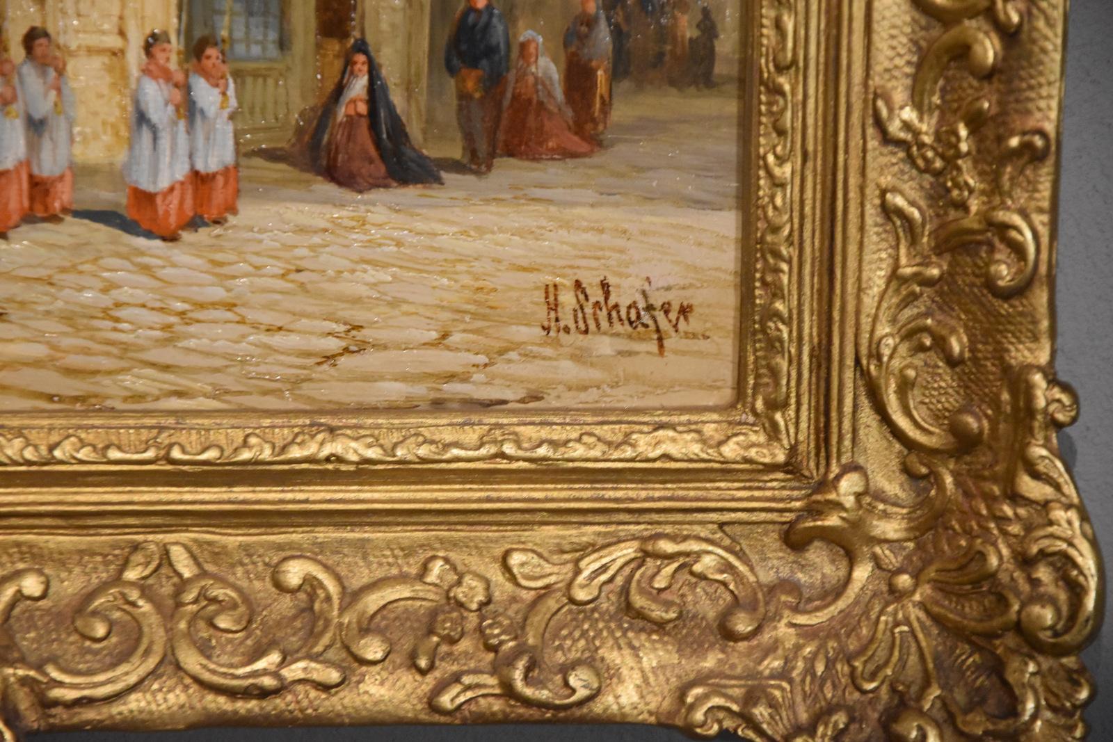 Peinture à l'huile de Henry Schafer 