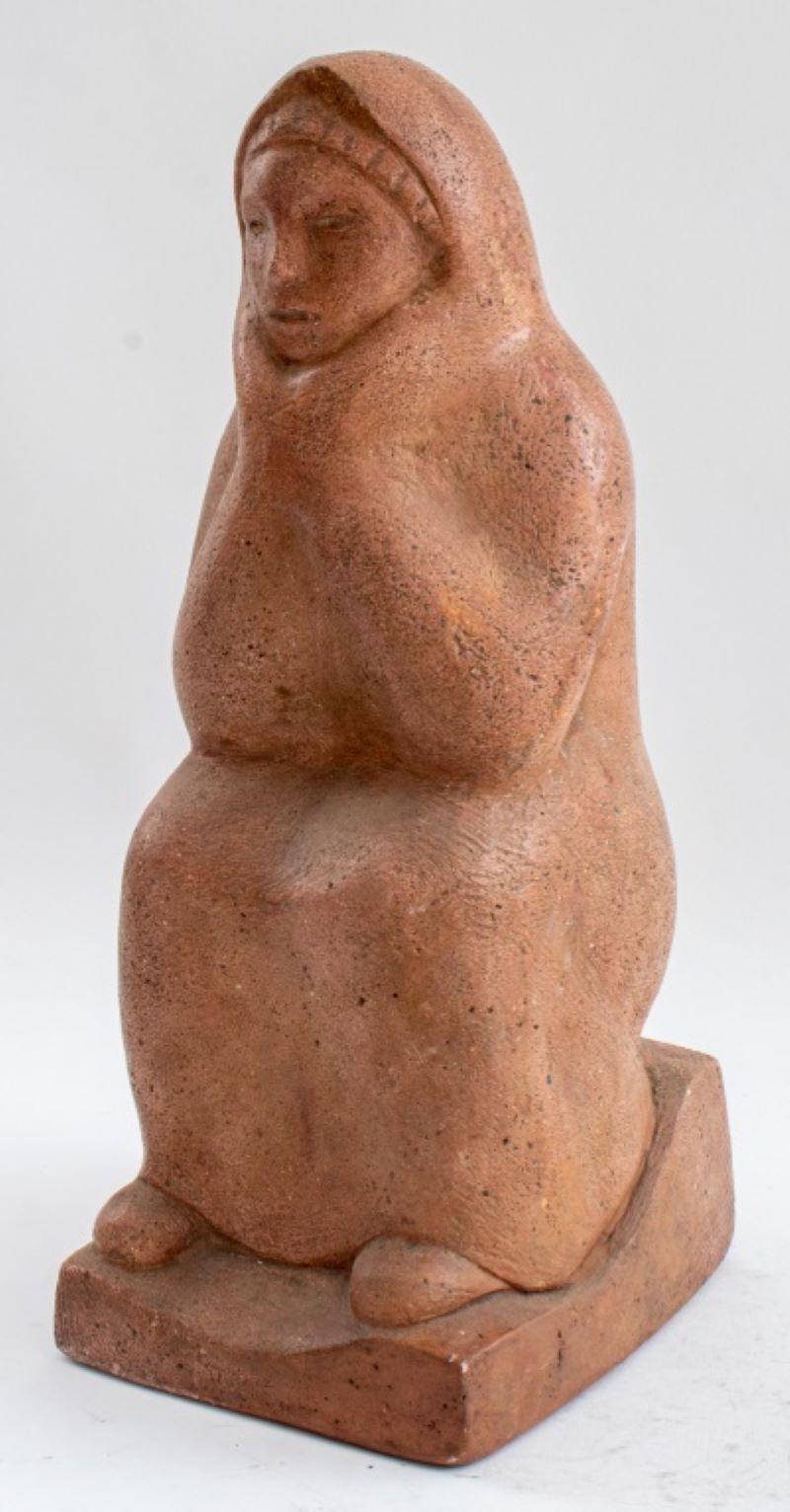 Henry Schonbauer Terracotta Figurative Sculpture In Good Condition For Sale In New York, NY