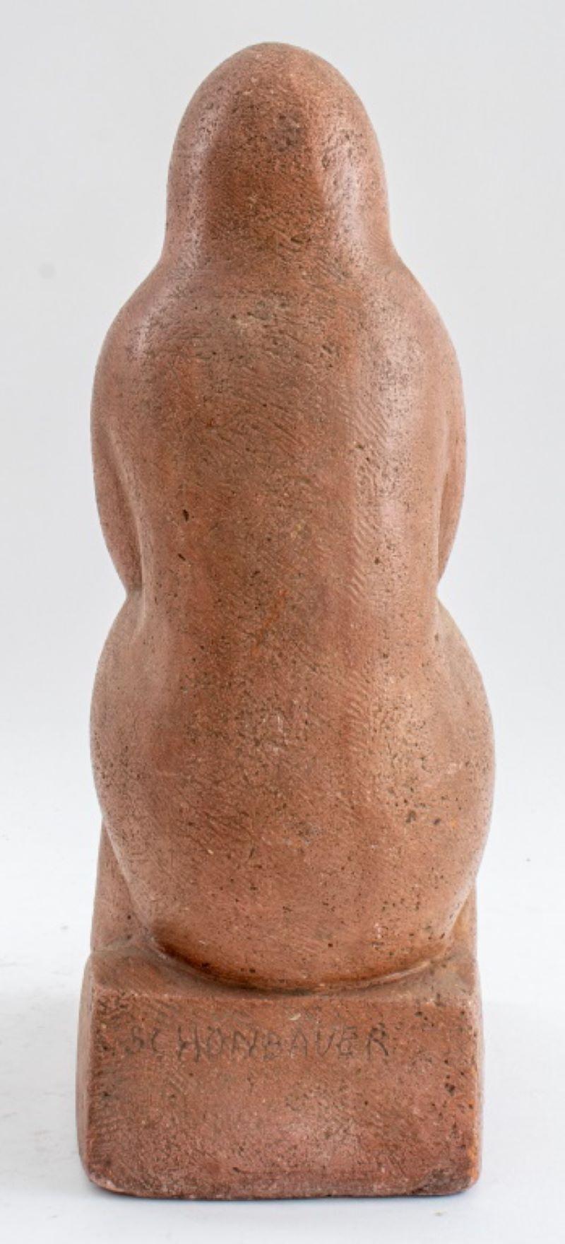 Henry Schonbauer Terracotta Figurative Sculpture For Sale 1