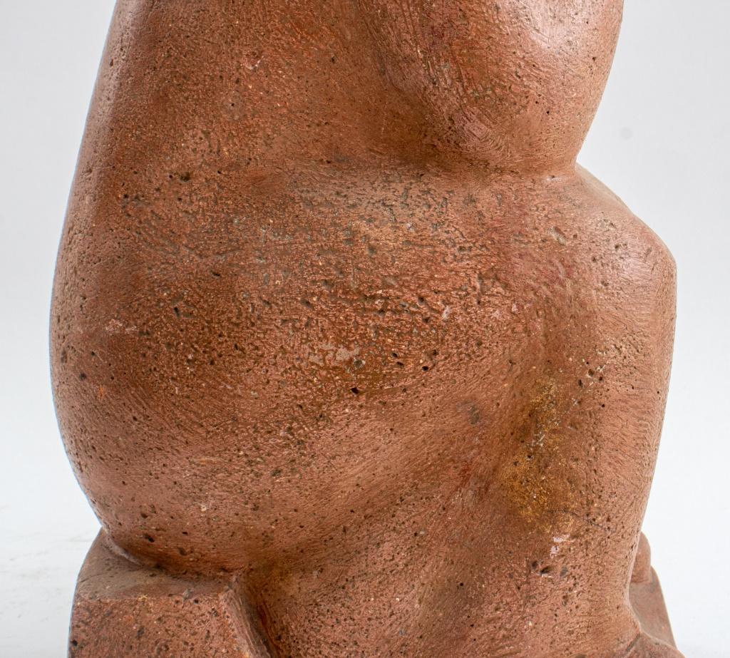 Henry Schonbauer Terracotta Figurative Sculpture For Sale 4