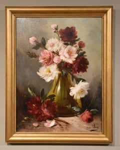 Oil Painting by Henry Schouten "A Vase of Flowers"