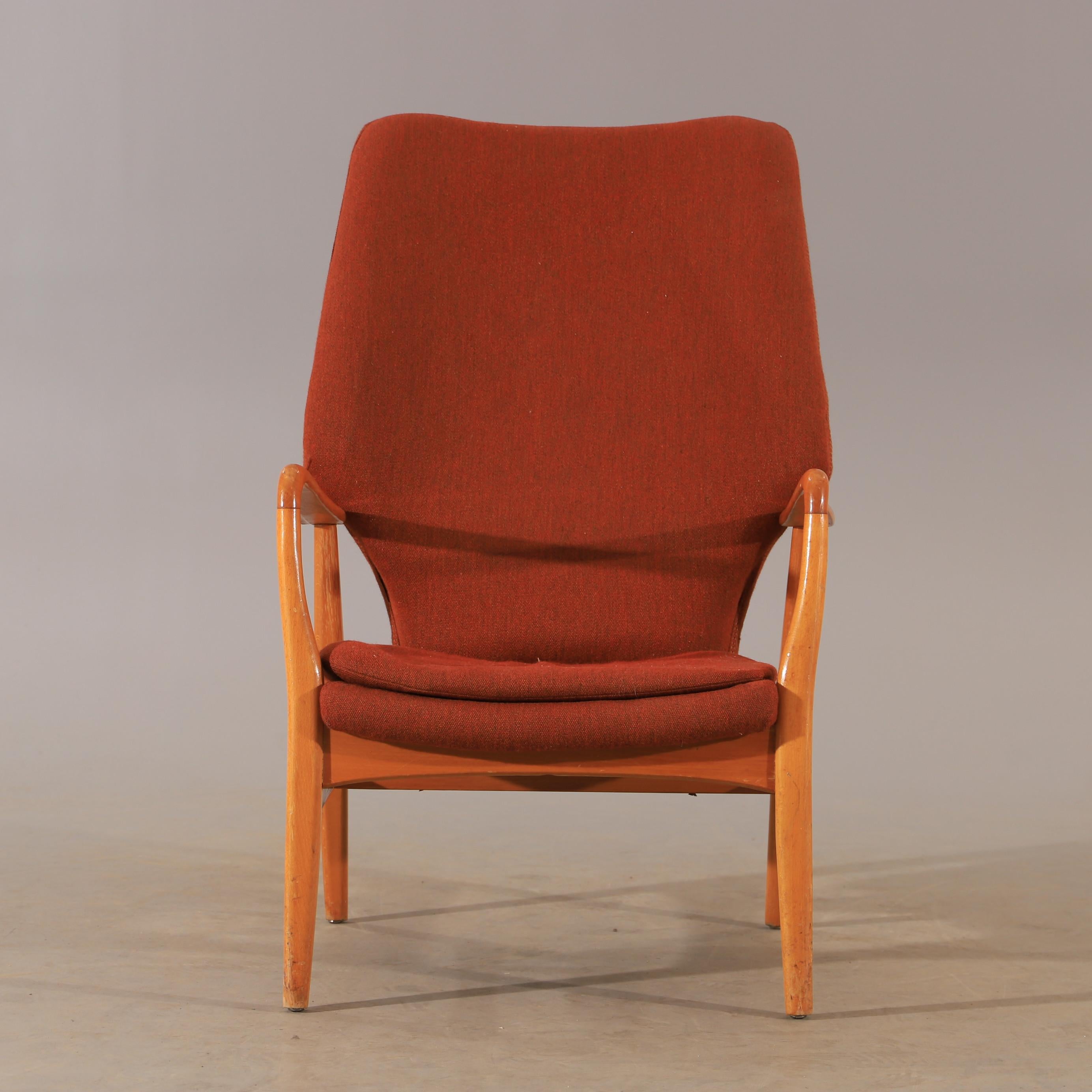 20ième siècle Fauteuil Henry Schubell modèle Ms-6, Danemark, 1950 en vente