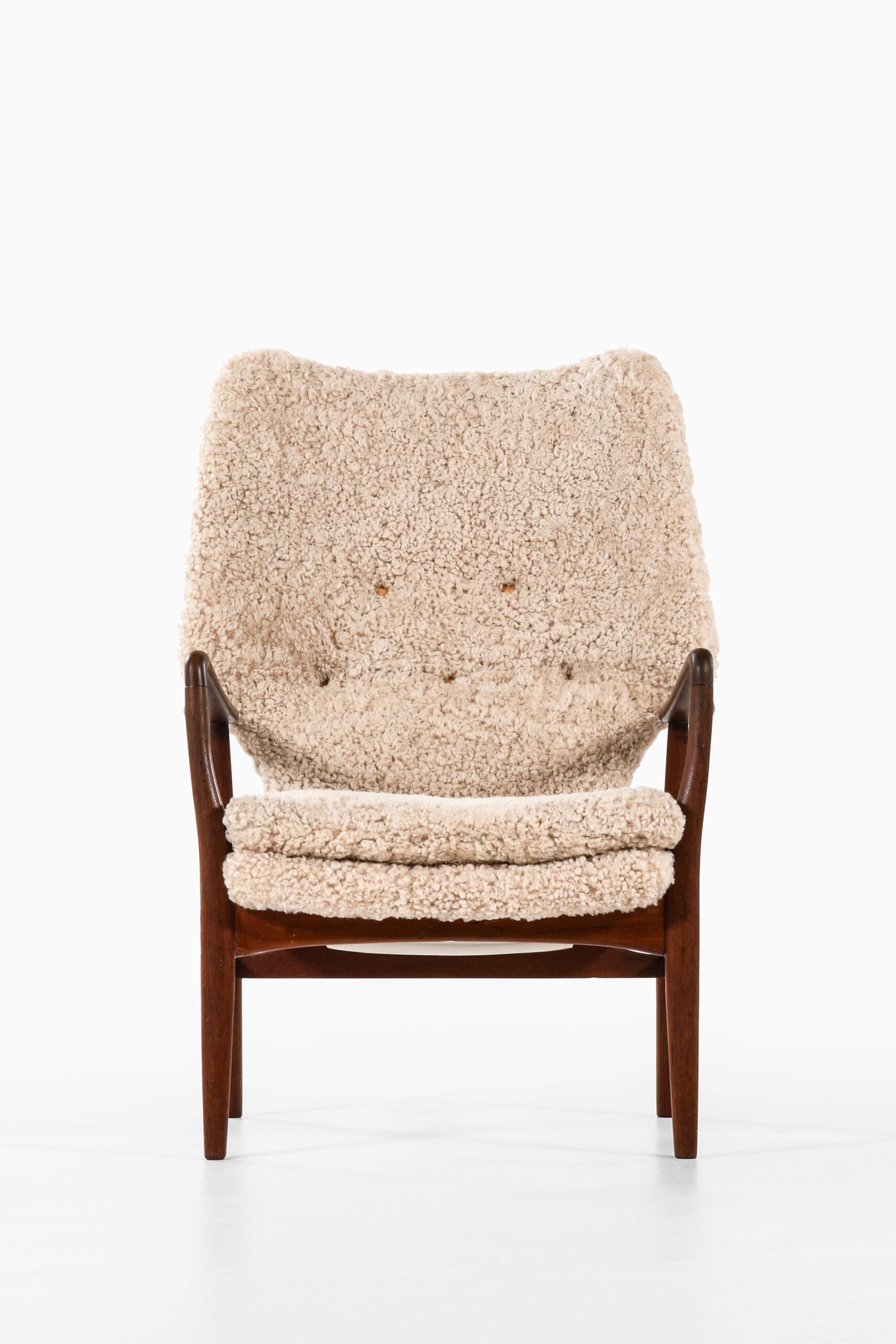 Rare fauteuil modèle MS-6 conçu par Henry Schubell. Produit par Madsen & Schubell au Danemark.