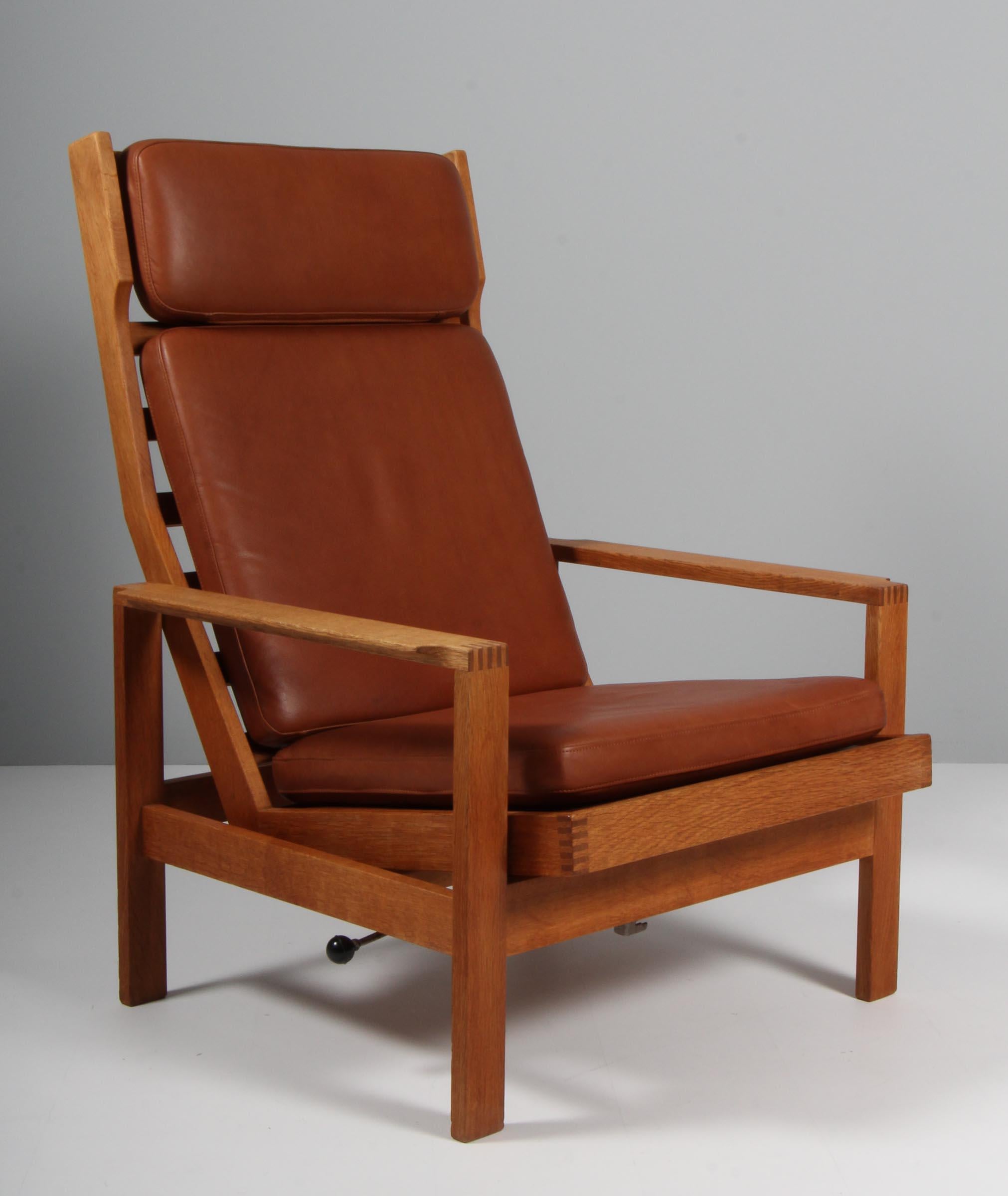 Danish Henry Schubell Lounge Chair with Ottoman For Sale