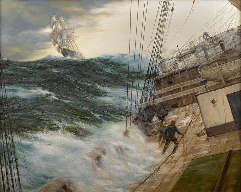 Henry Scott - Rough Seas For Sale at 1stDibs