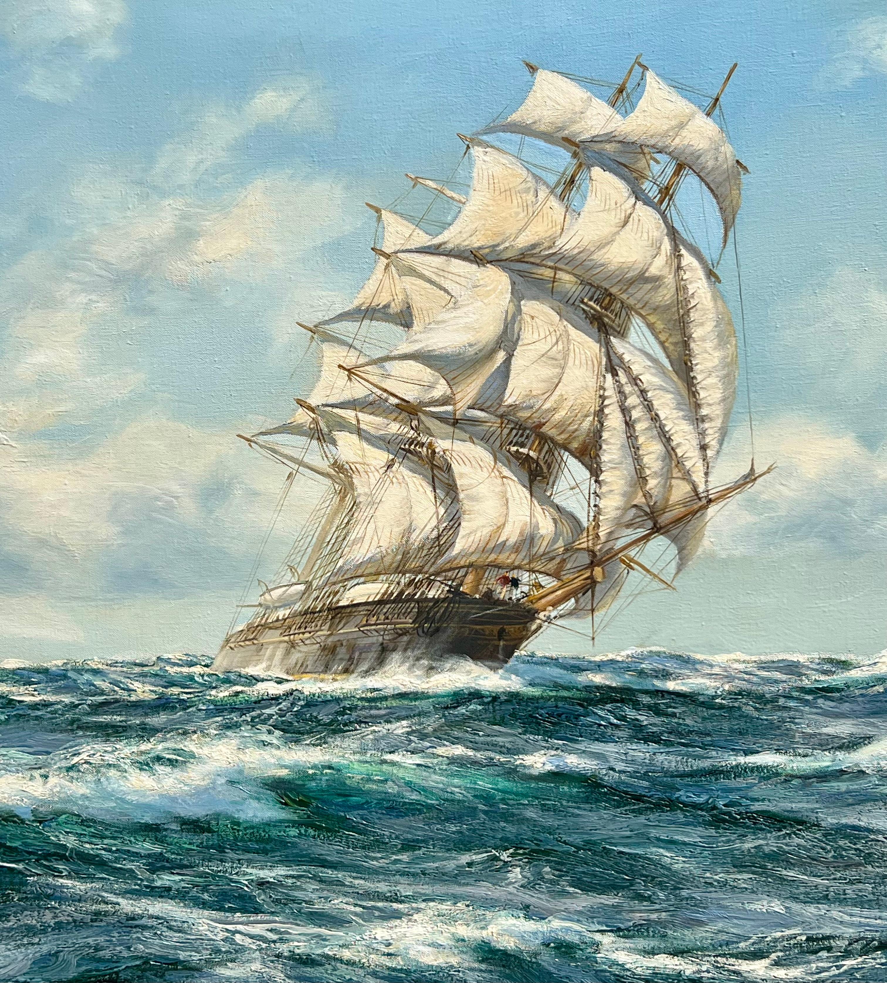 El Clipper, Pez Volador - Painting Victoriano de Henry Scott