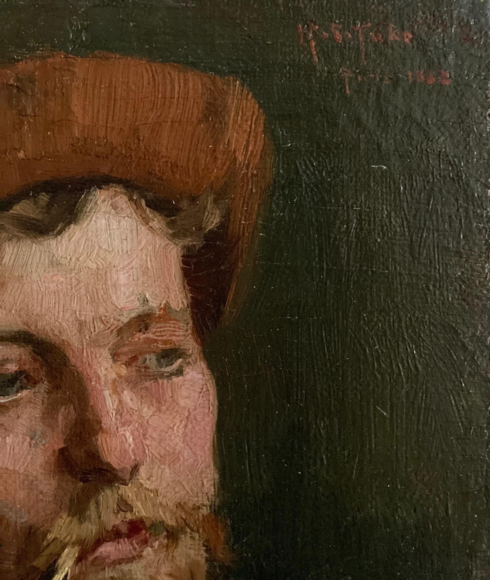 British impressionist portrait of a young man 3