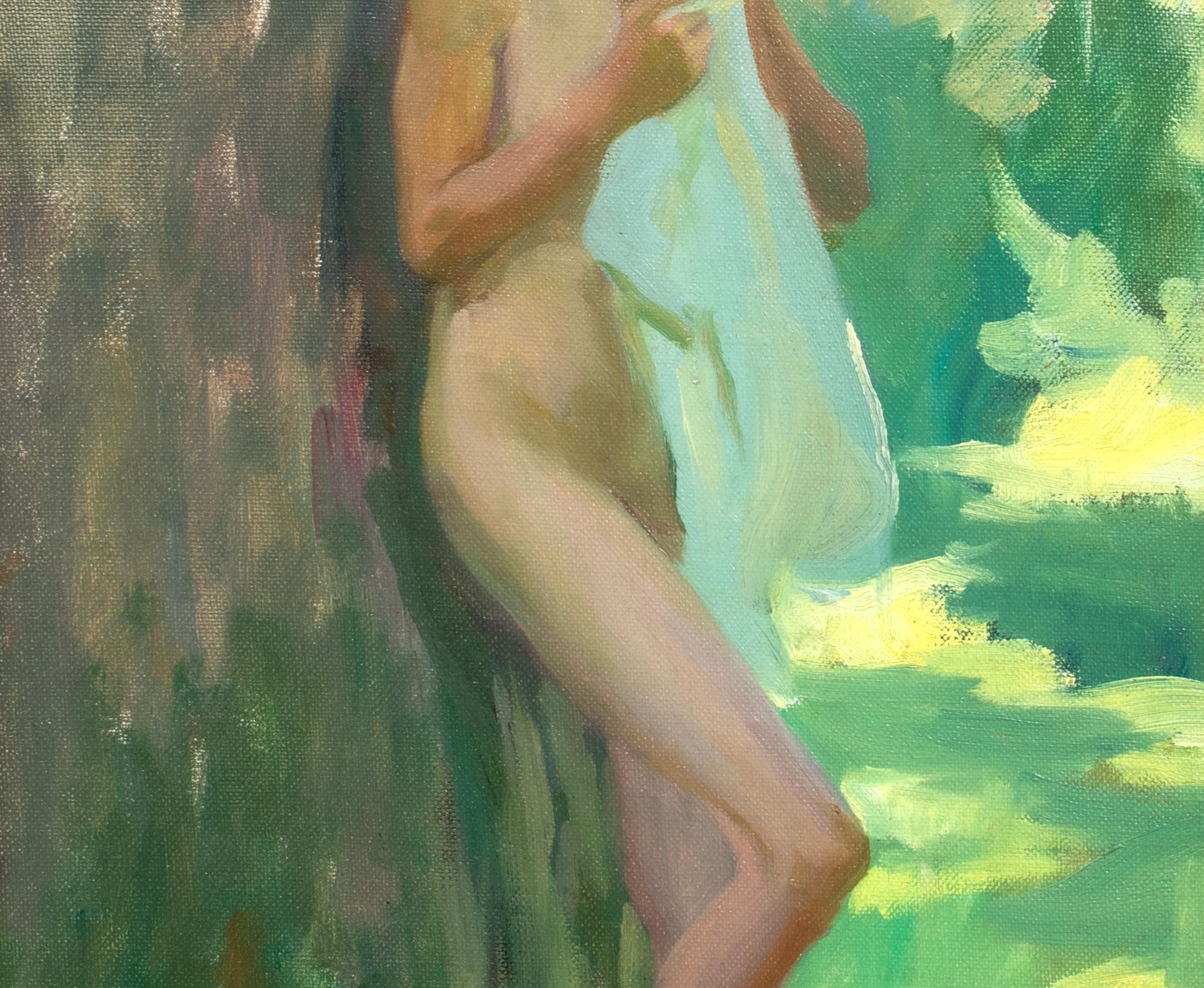 Nude Boy In The Forest, 19th Century    For Sale 7