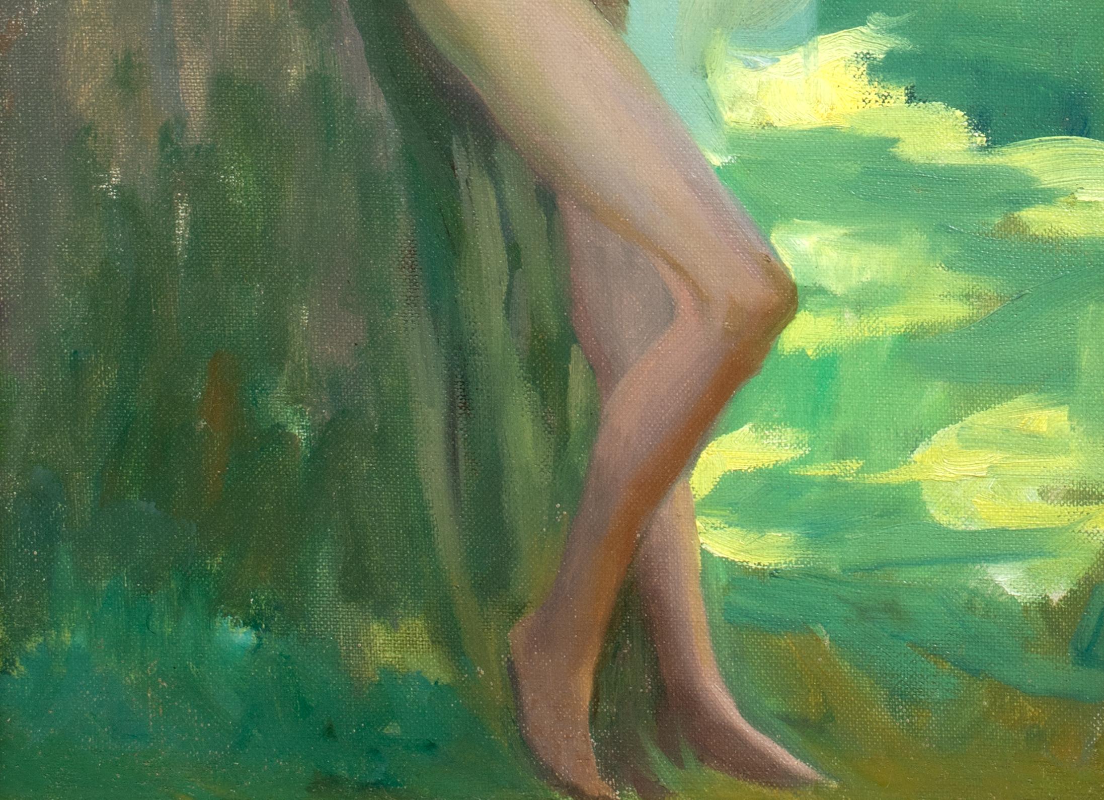 Nude Boy In The Forest, 19th Century    For Sale 2