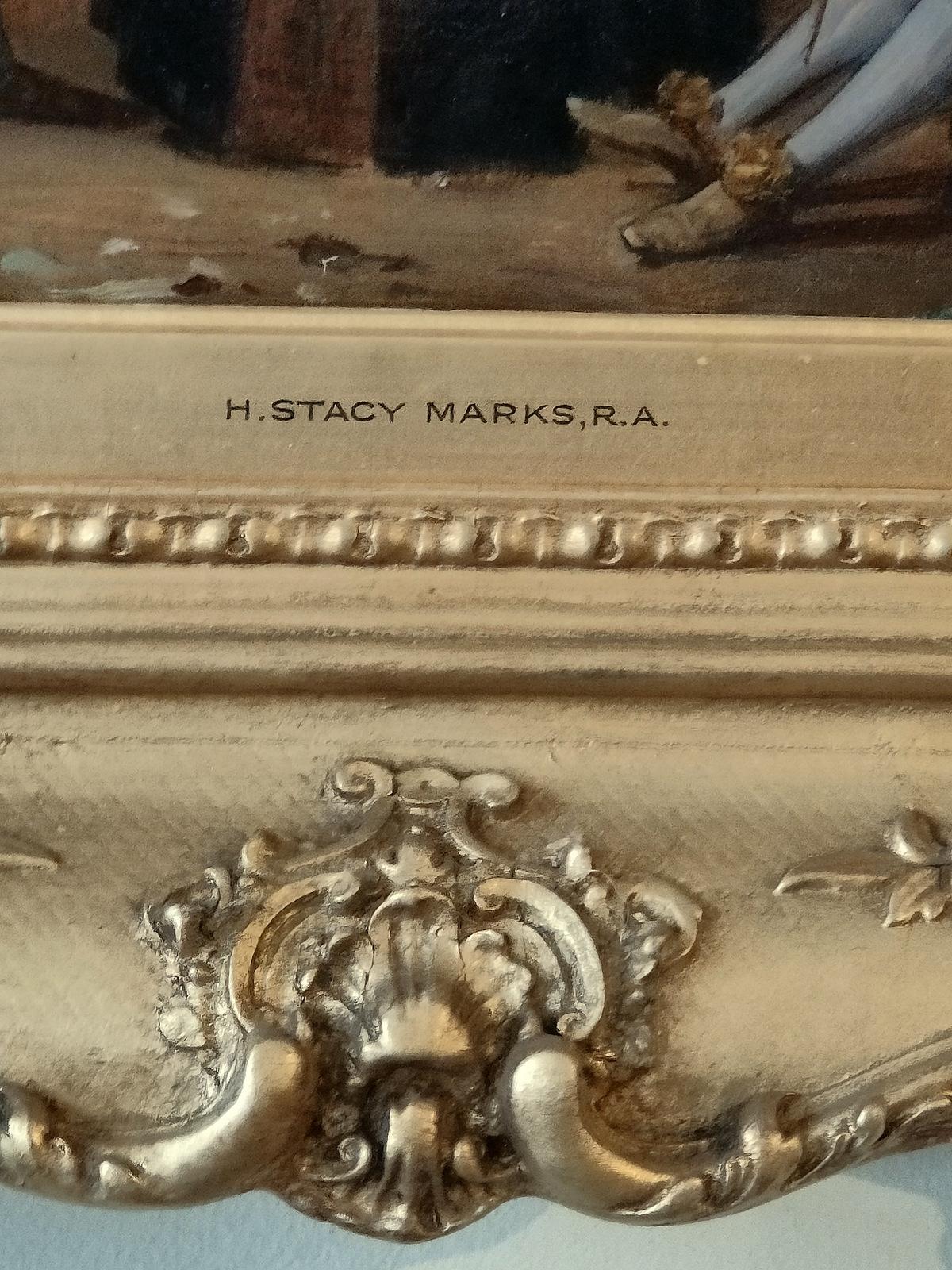 Ölgemälde von Henry Stacy Marks  „The Lady's Tailor“ im Angebot 4
