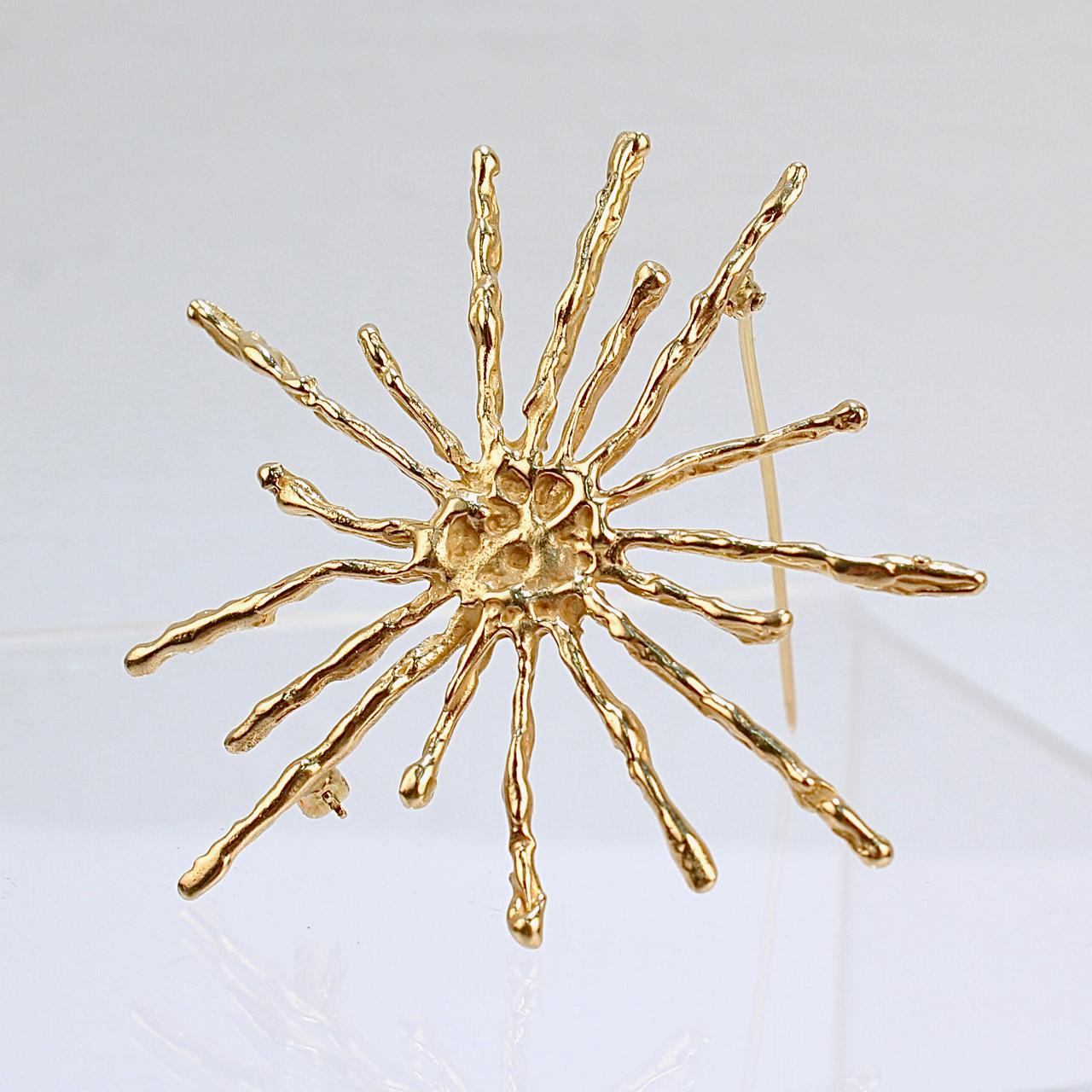modern brooches and pins