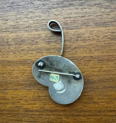 Henry Steig Sterling Brooch - Classic 40's-50's Modernist