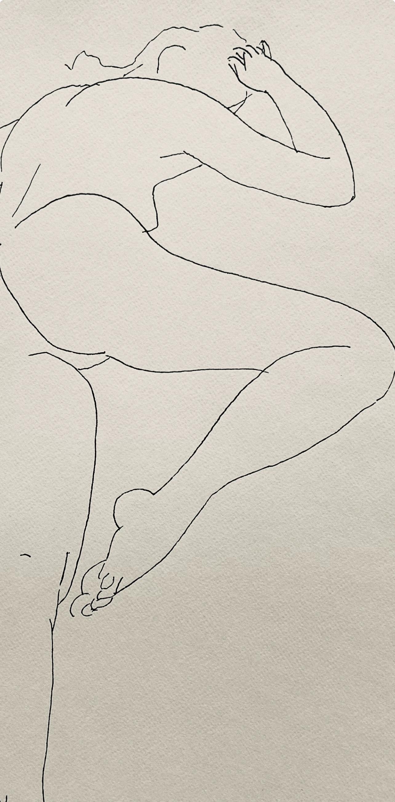 Perspektive mit Rückenlehne, 24 Zeichnungen von Henry Strater im Angebot 1
