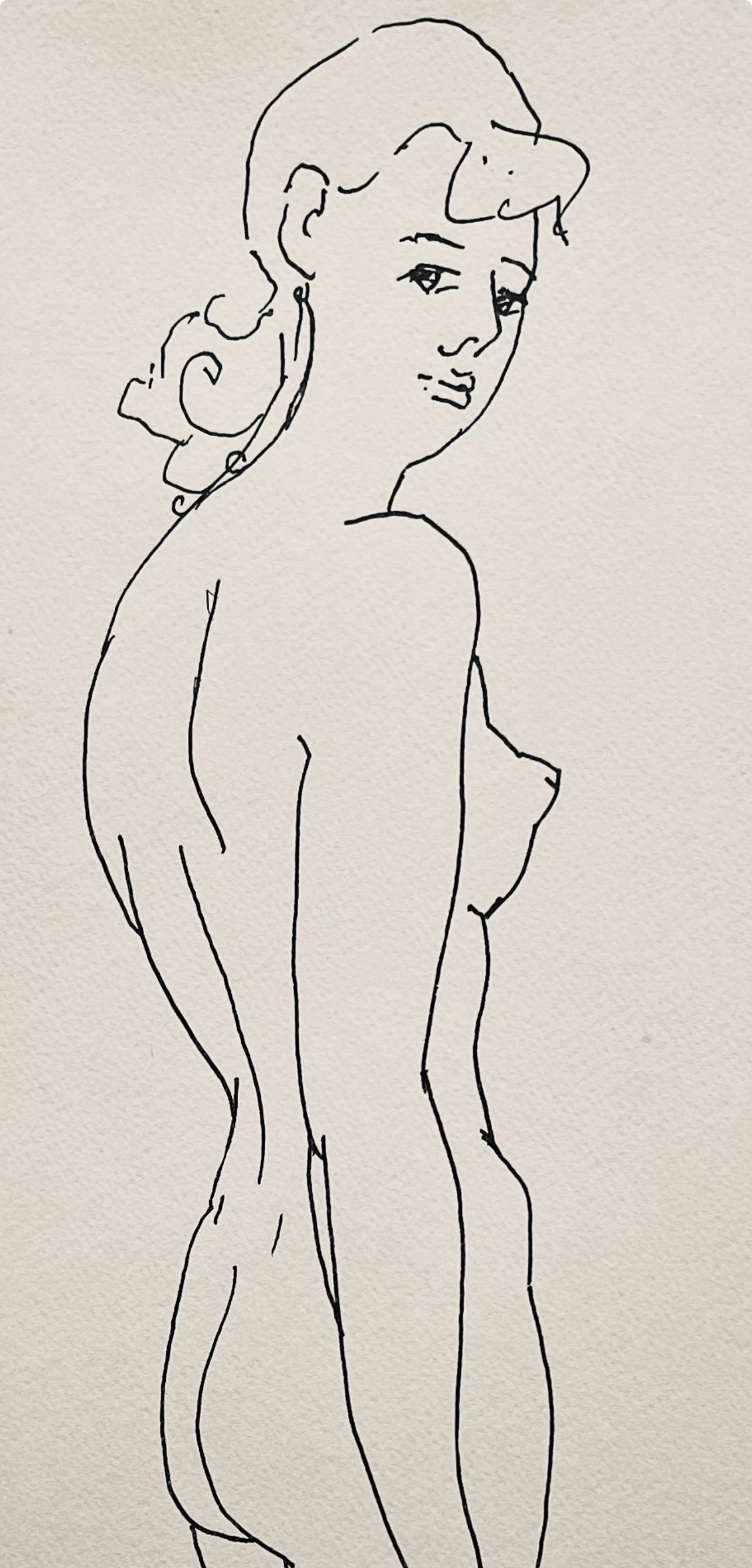 Figure Study, 24 Drawings by Henry Strater For Sale 1