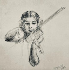 Ruth Breton Playing, 24 dessins d'Henry Strater