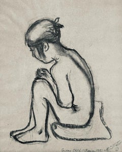 Spanish Gypsy Child, figure, 24 Drawings by Henry Strater