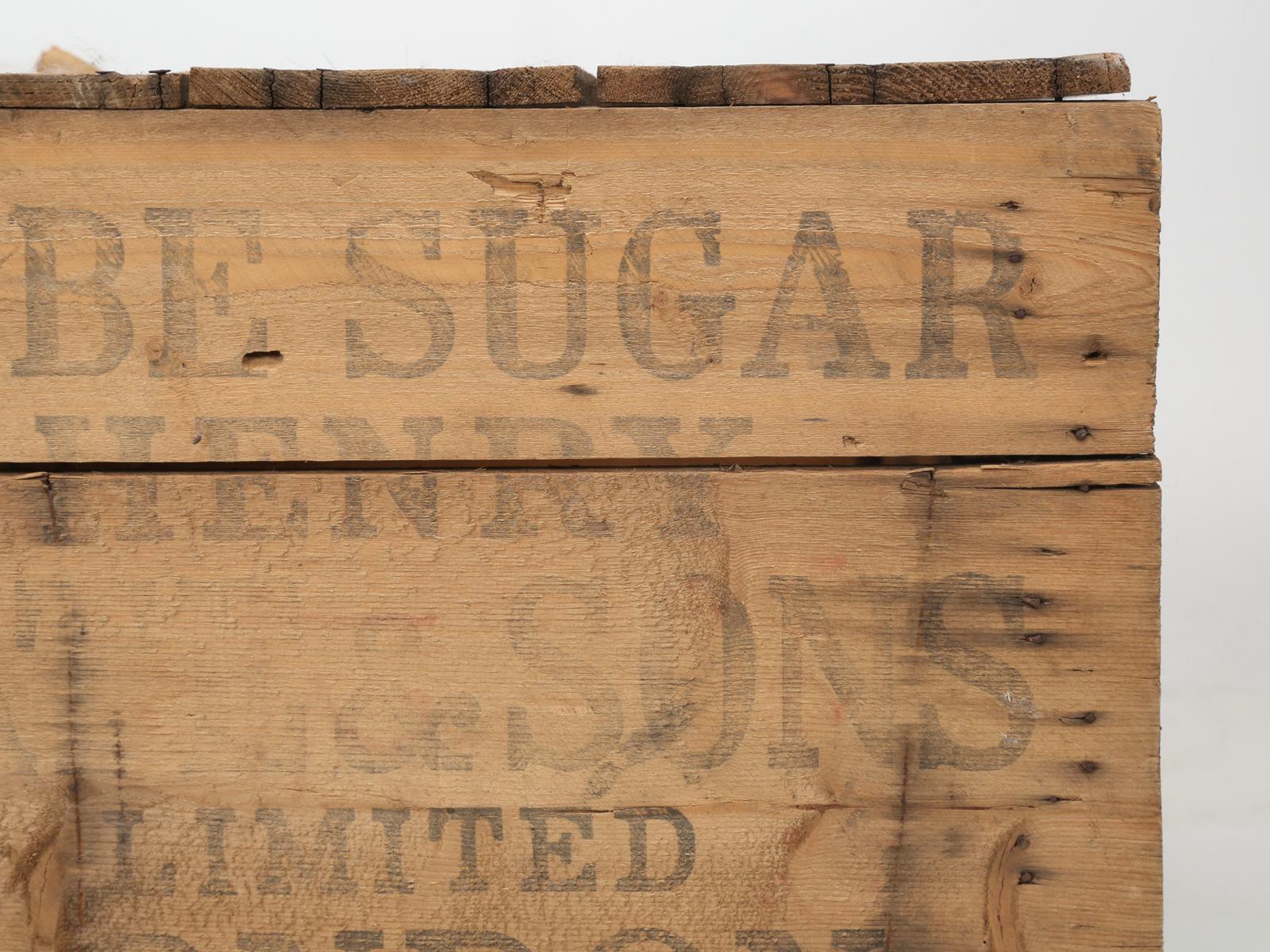Henry Tate & Sons Sugar Cube Crate, circa 1900 6