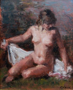 Nude Figure In the Wild by Henry Thomas Clark