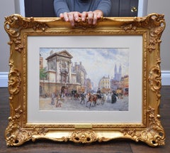 Henry VIII.-Tor 1899 - 19. Jahrhundert:: Aquarell des viktorianischen Londons