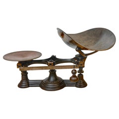 Botica Henry Troemner Hierro fundido y metal  Balanza nº 1, circa 1890s