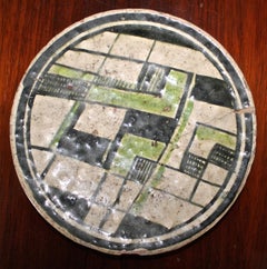 Henry Varnum Poor Raro Piatto Astratto