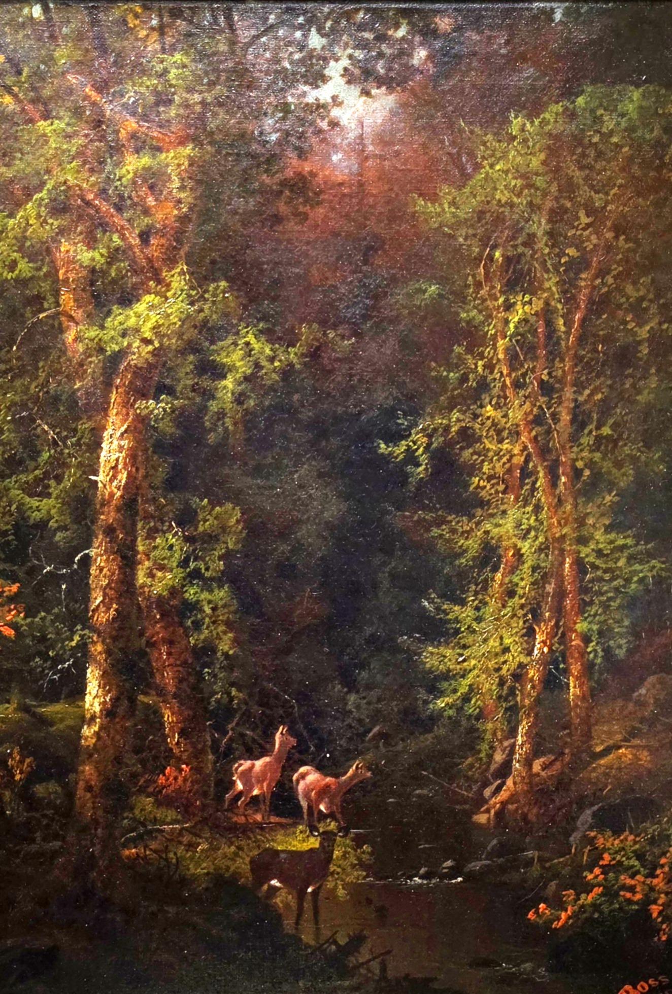 Tranquillité des bois - Painting de Henry Walcott Boss