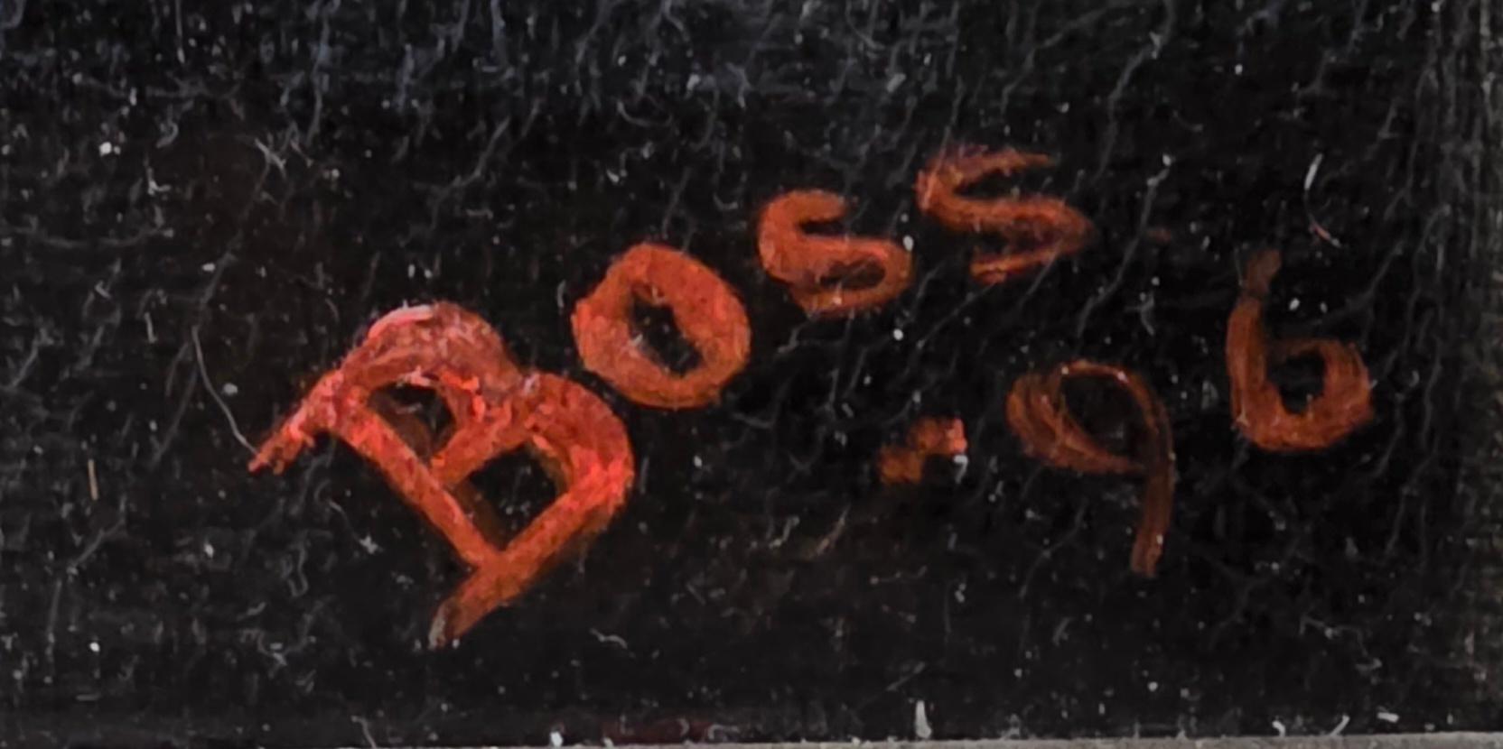 Tranquillité des bois - Hudson River School Painting par Henry Walcott Boss